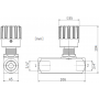 ZAWÓR HYDRAULICZNY DŁAWIĄCO-ZWROTNY W 1STR 3/4 60L